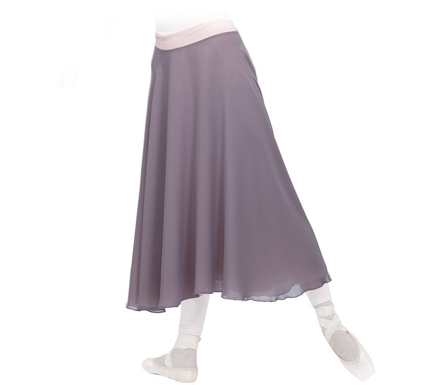 Rehearsal Skirt-Jupe en mousseline-Taupe rose