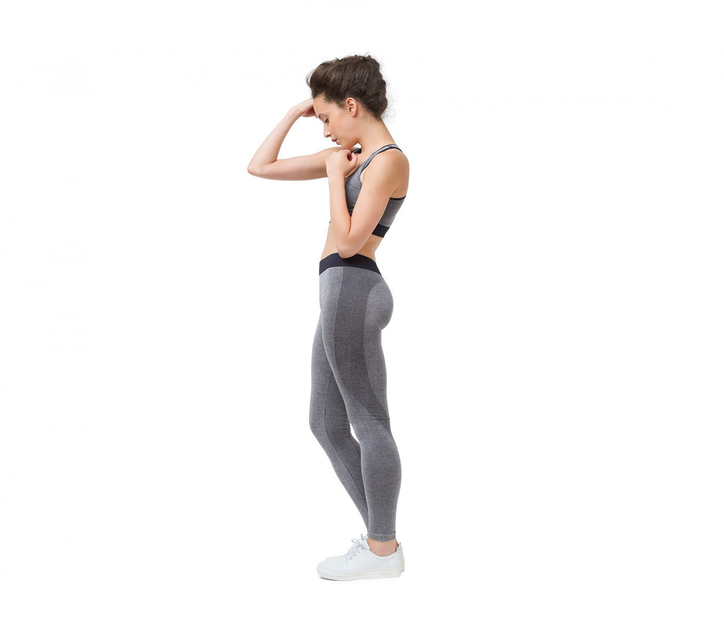 Heathered seamless leggings