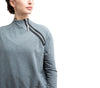 Power-stretch technical sweatshirt